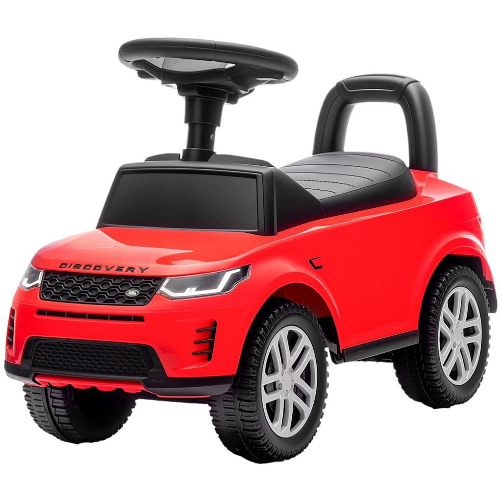Macchina per Bambini Licenza Land Rover con Clacson e Spazio Portaoggetti, 65.5x28x42 cm, Rosso