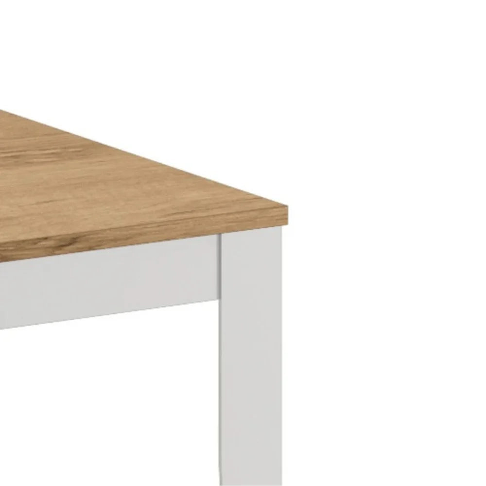 Tavolo da pranzo allungabile effetto rovere naturale naturale Moon 130-290x80 cm fino a 12 posti Made in Italy | Duzzle