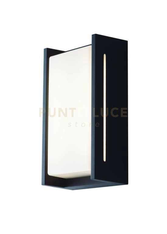 APPLIQUE LED COMPACT ANTRACITE 18W 2260LM CCT 3000K / 4000K IP54 13X8X24CM