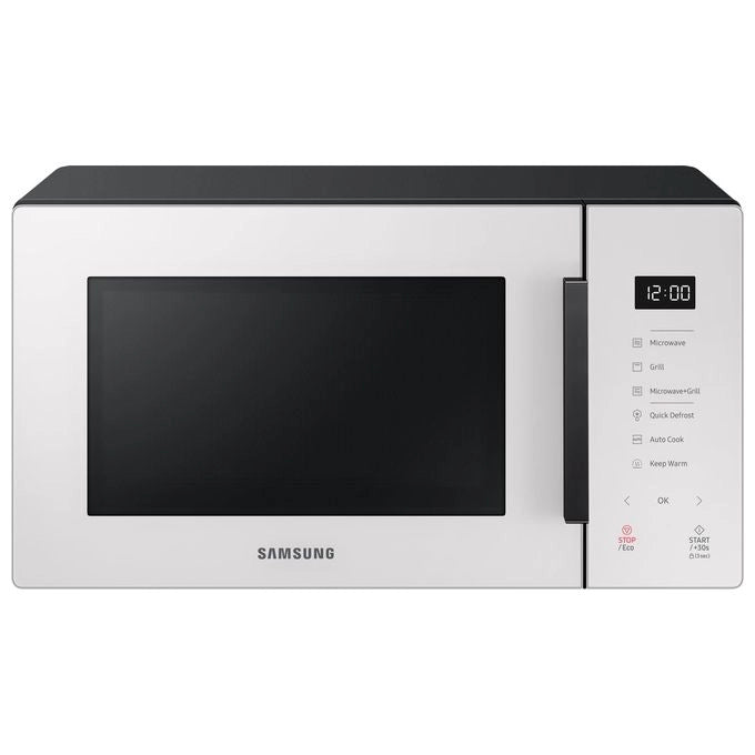 Samsung MG23T5018GE Forno a Microonde con Grill Capacita'23 Litri Potenza 800W Sistema TDS Quick defrost Cottura a Vapore Home Dessert Vaporiera Porcellana
