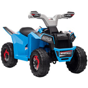 Quad Elettrico per Bambini ¨C Xylo ¨C Blu, 2.5 km/h, 18-36 Mesi