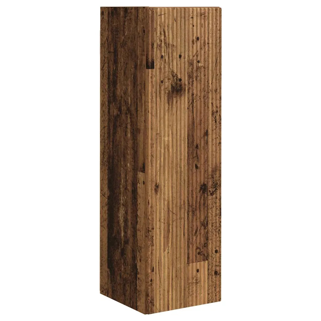 Mobile TV da parete 2 pz-Set di 2 Mobile TV a Muro-Credenza TV Legno vecchio 30 x 31 x 100 cm