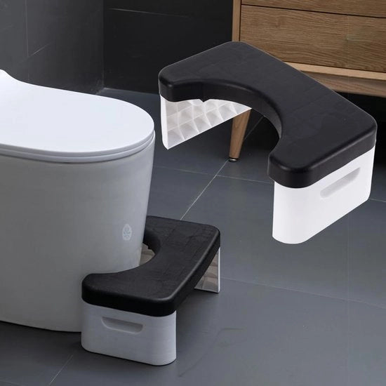 Toilettino da 18 cm per adulti e bambini, rimovibile e stiviale, contenitore da bagno per una corretta posizione seduta