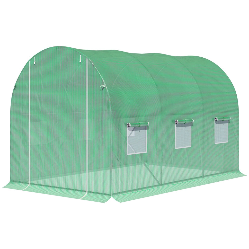 Serra da Giardino Tunnel 6 m2 ¨C Zephmum ¨C Verde 3x2x2 m
