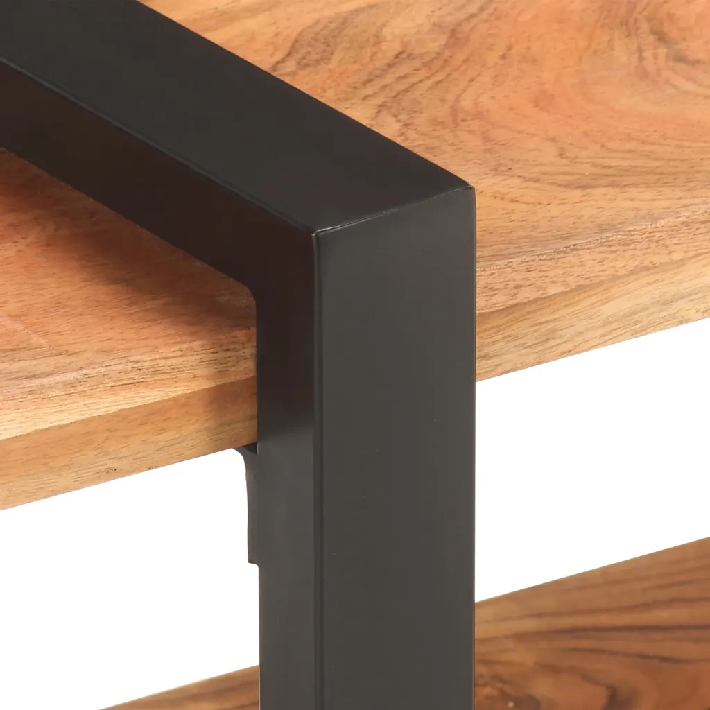 Comodino 50x40x40 cm in Legno Massello di Acacia cod mxl 30059