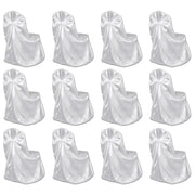 Coprisedia per Feste di Matrimonio 12 pz Bianca cod mxl 69960