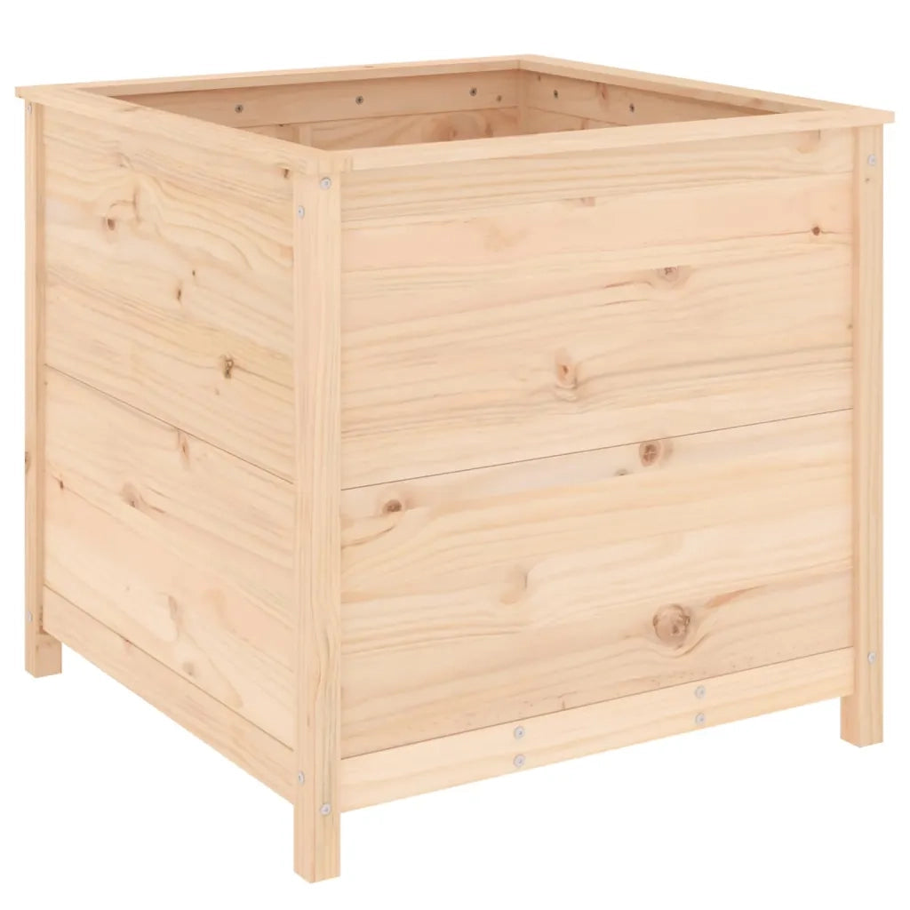 Fioriera da Giardino 82,5x82,5x78 cm in Legno Massello di Pino 825303