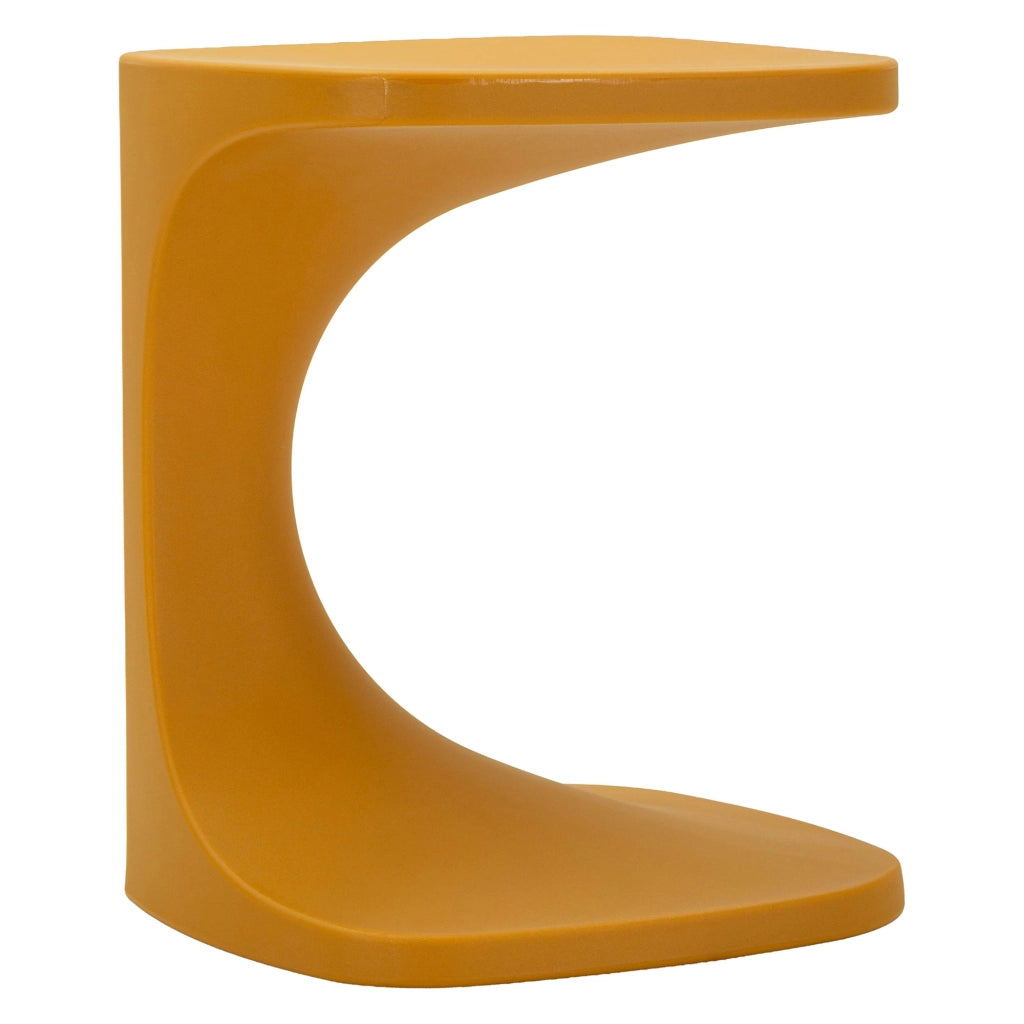Bagan, Tavolino da Salotto Adatto per Indoor/outdoor, 44x54x44h cm Arancione