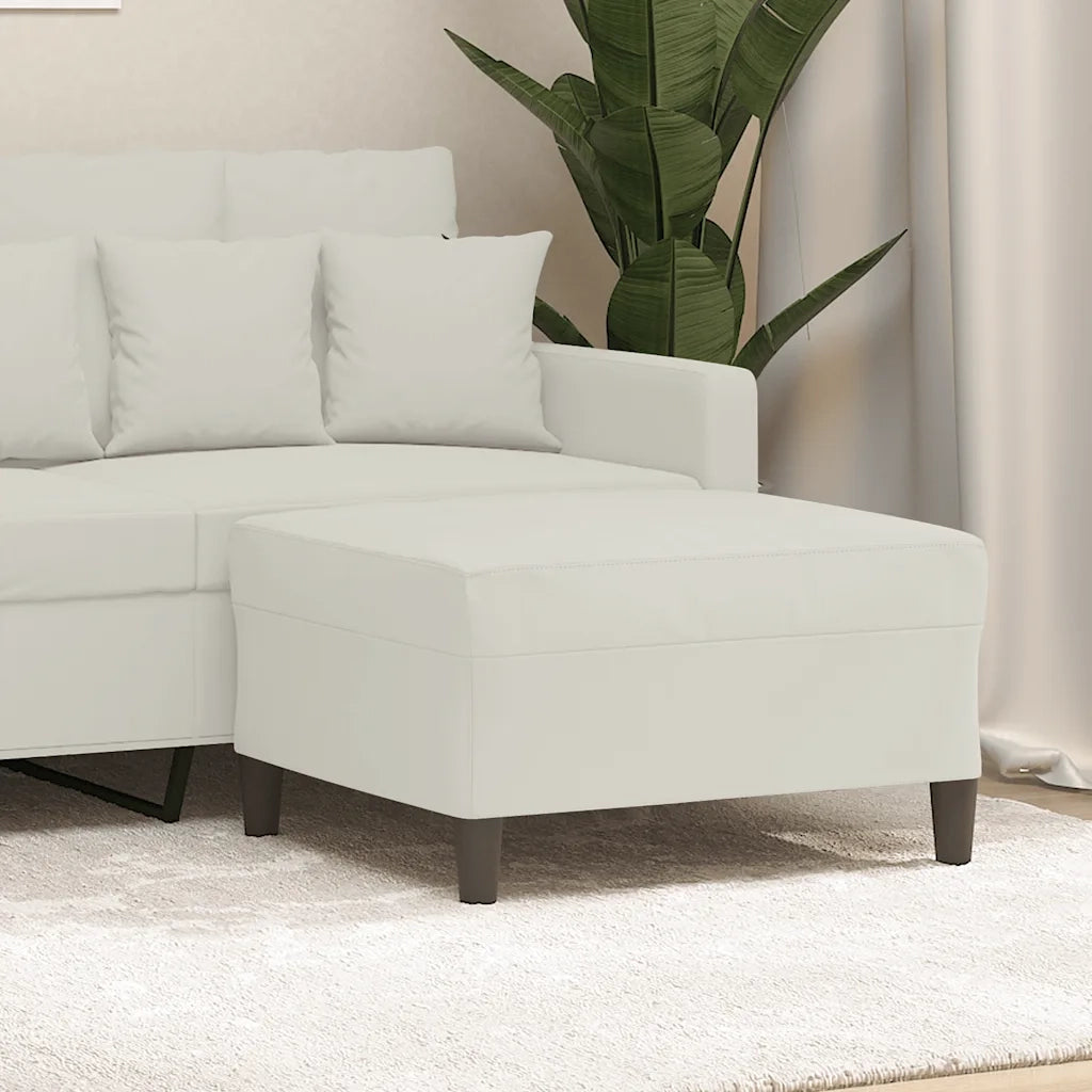 Poggiapiedi Crema 70x55x41 cm in Vellutocod mxl 102572