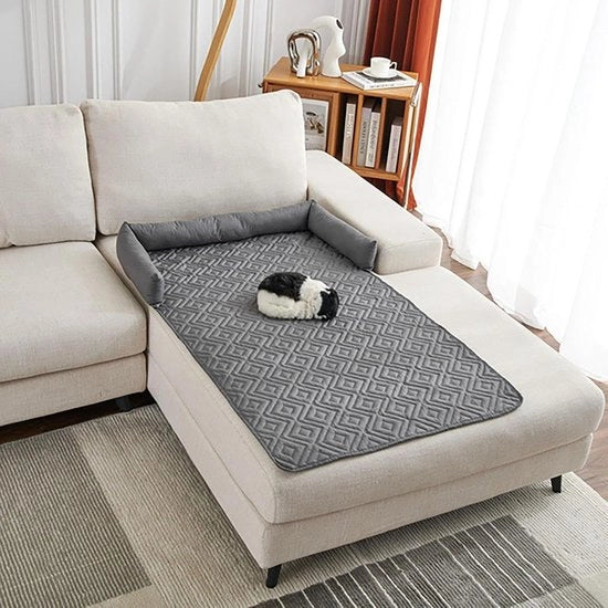 Copri Divano per Animali, Protezione Idrorepellente per Divano, Copertura per Mobili per Animali Lavabile, Tappeto per Letto di Cane e Gatto, Forte in Multi Dimensioni (S, M, L) per Abitazione, Sala da Pranzo, Spazi Animali Amichevoli