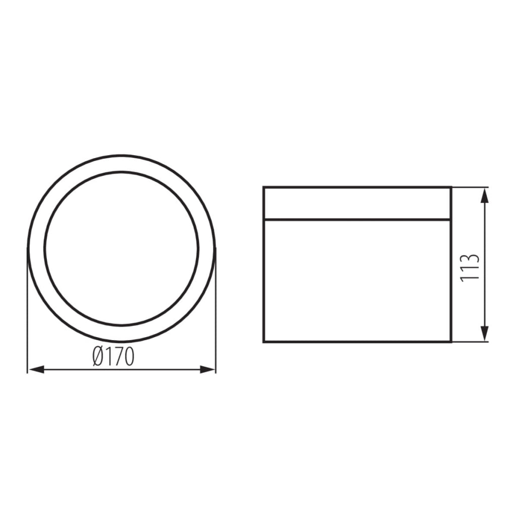 Downlight LED Kanlux TIBERI rotondo 20W 4000K IP54