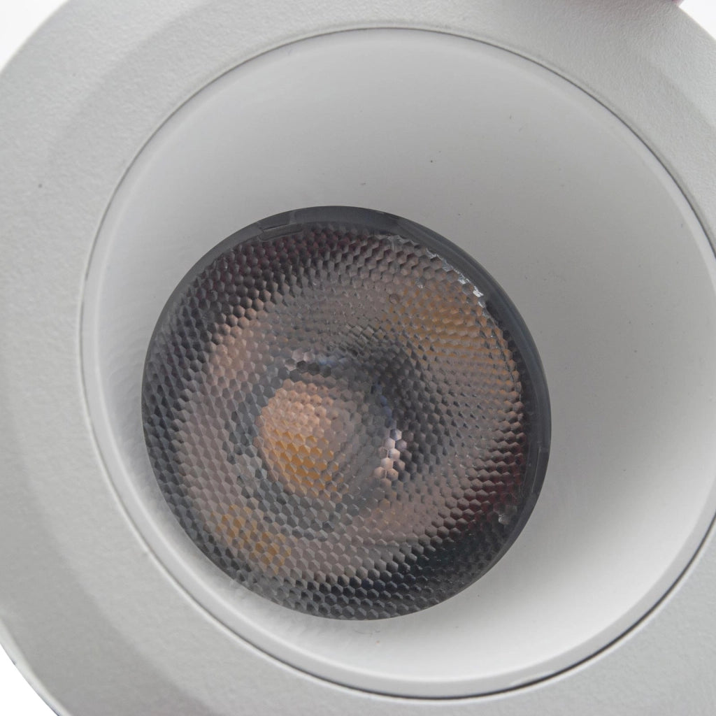 Faretto da incasso impermeabile IP65 tondo LED spot 10W RGB multicolore 24V luce colorata per esterni pensilina tettoia