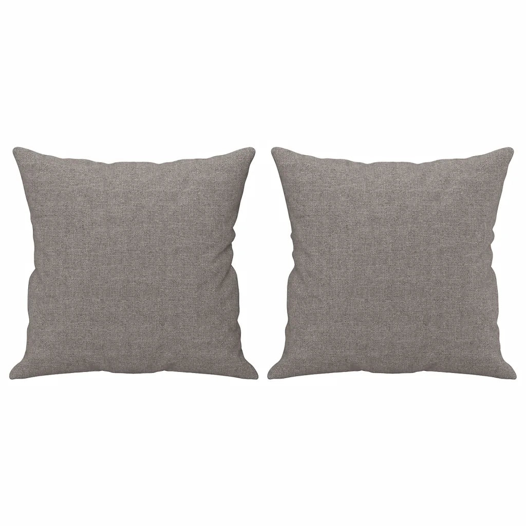 Divano a 2 Posti con Cuscini-Sofa 2 Posti con Cuscini Tortora 120 cm in Tessuto 696090