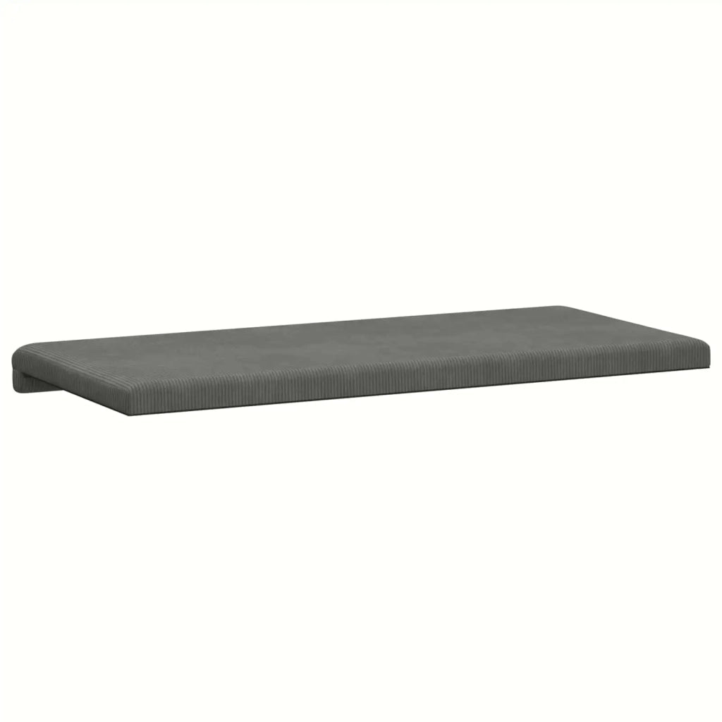 Cuscino per panchina corduroy Grigio Scuro Profondità 35 cm 42043290