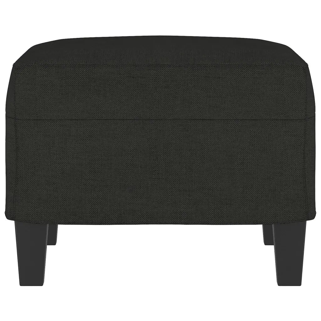 Poggiapiedi Nero 60x50x41 cm in Tessuto 349331