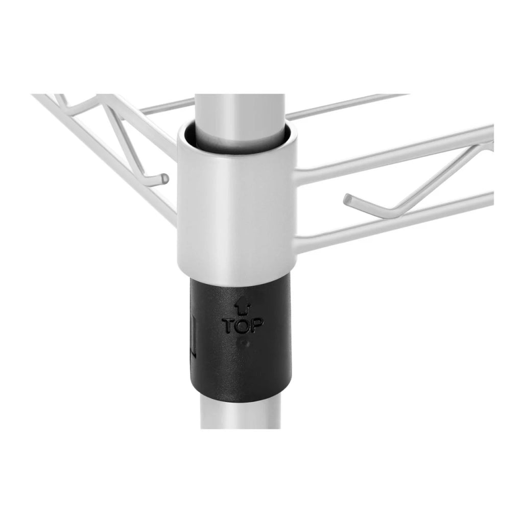 Scaffale professionale a 5 ripiani 35 x 55 x 150 cm - 150 kg metallo grigio 14_0001535