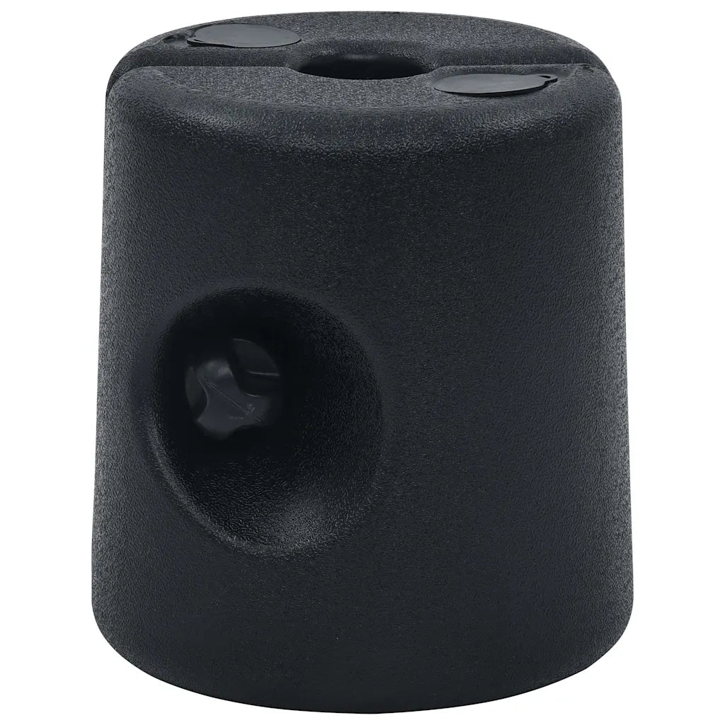 Pesi per Gazebo 4 pz in PE Neri 47689