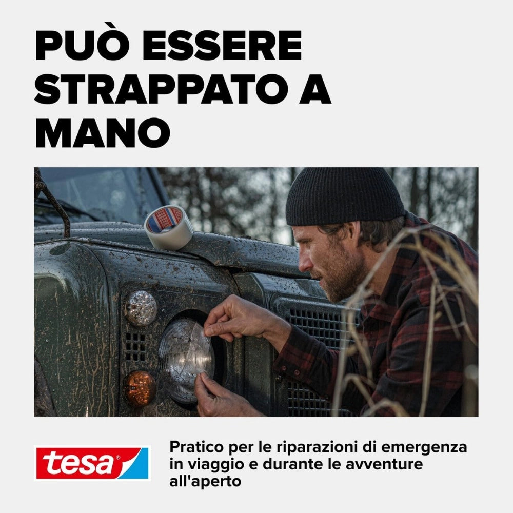 Tesa nastro di riparazione trasparente ultra power clear 10m x 48mm