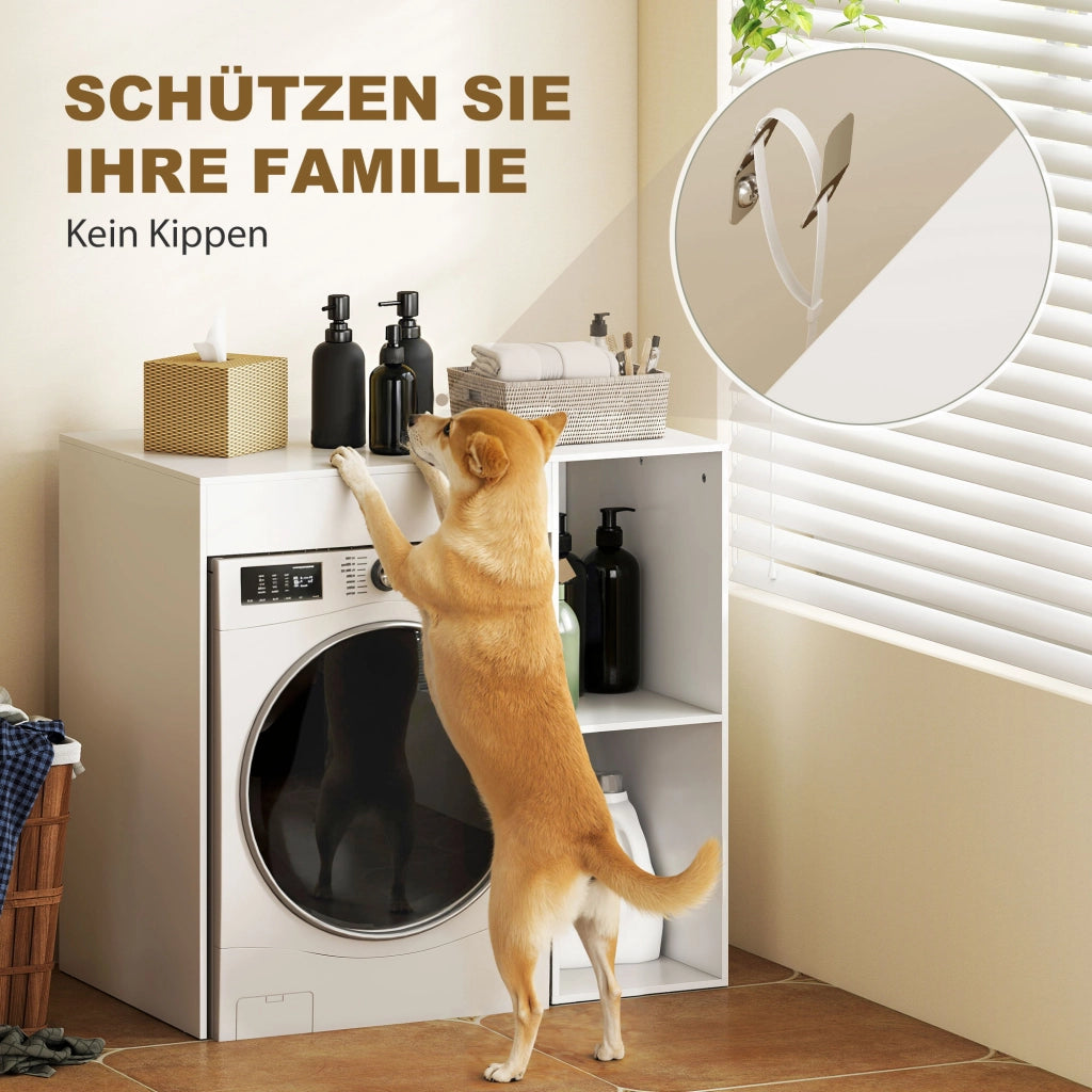 Mobile Lavatrice ¨C Xylo ¨C Bianco 60x60x30 cm