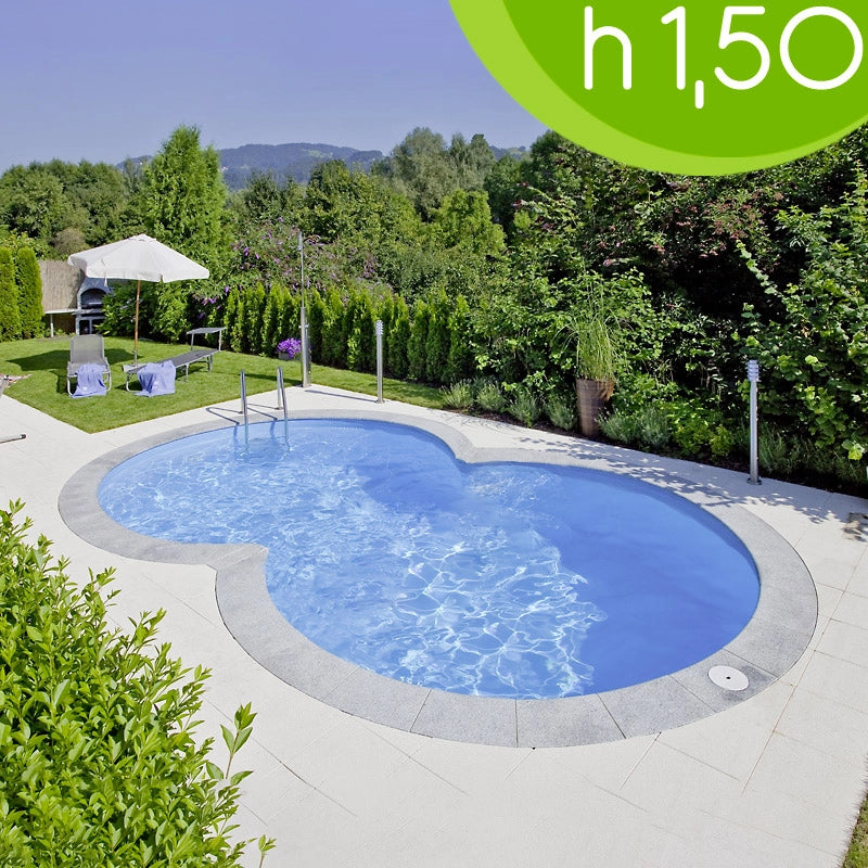 Piscina interrata ISABELLA 725 - 7,25 x 4,60 h 1,50 m