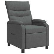 Poltrona reclinabile Grigio Scuro Tessuto 42034890