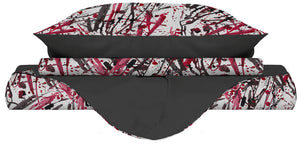 Copripiumino Singolo con Federe Stampato in Microfibra Crazy