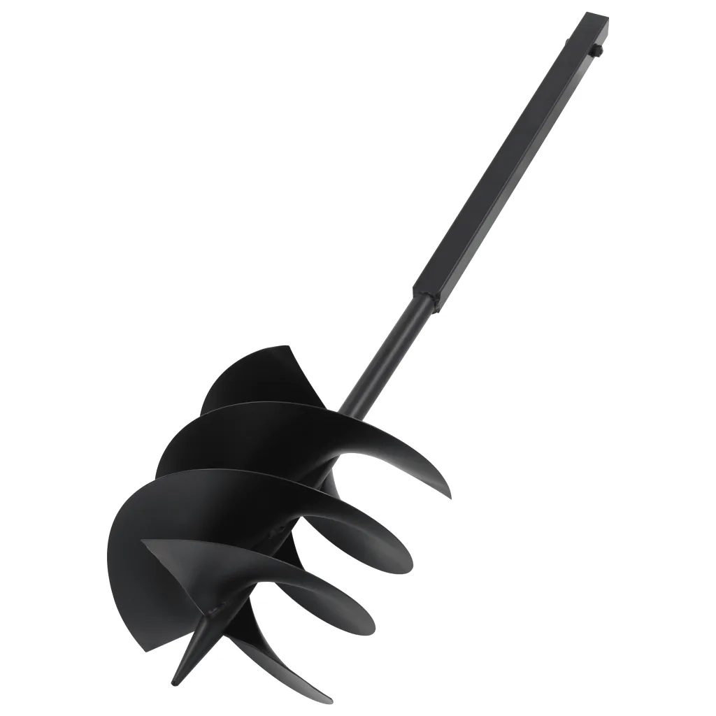 Trivella per Terreno con Maniglia 200 mm Acciaio Nerocod mxl 71054