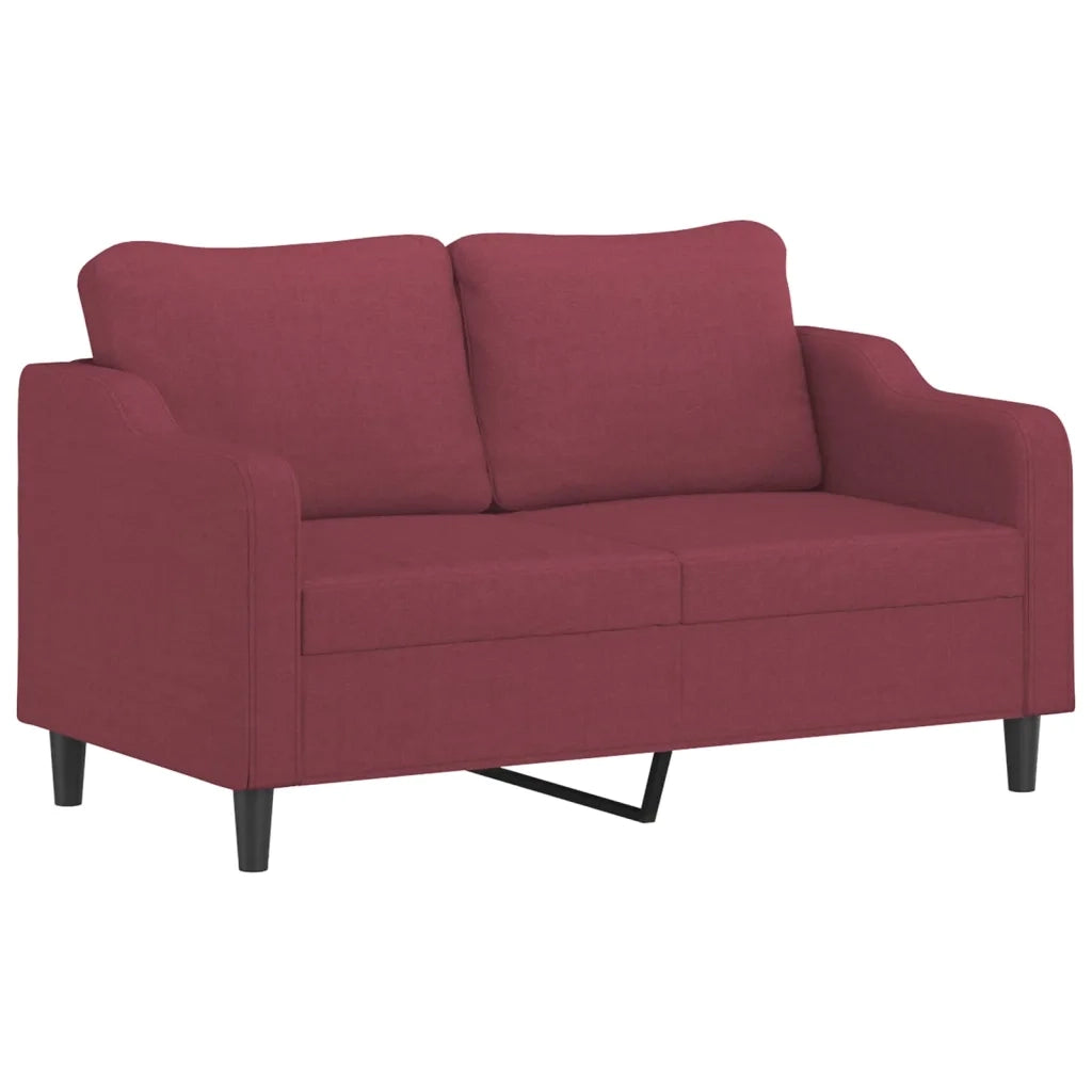Divano a 2 Posti Rosso Vino 140 cm in Tessutocod mxl 109363