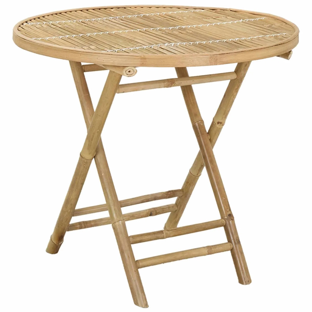 Tavolo da Giardino Naturale 80 x 70 cm Bambù 42028079