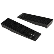 Set Rampette 2 Pezzi ¨C zephmum ¨C Nero, Plastica, 3 Tonnellate