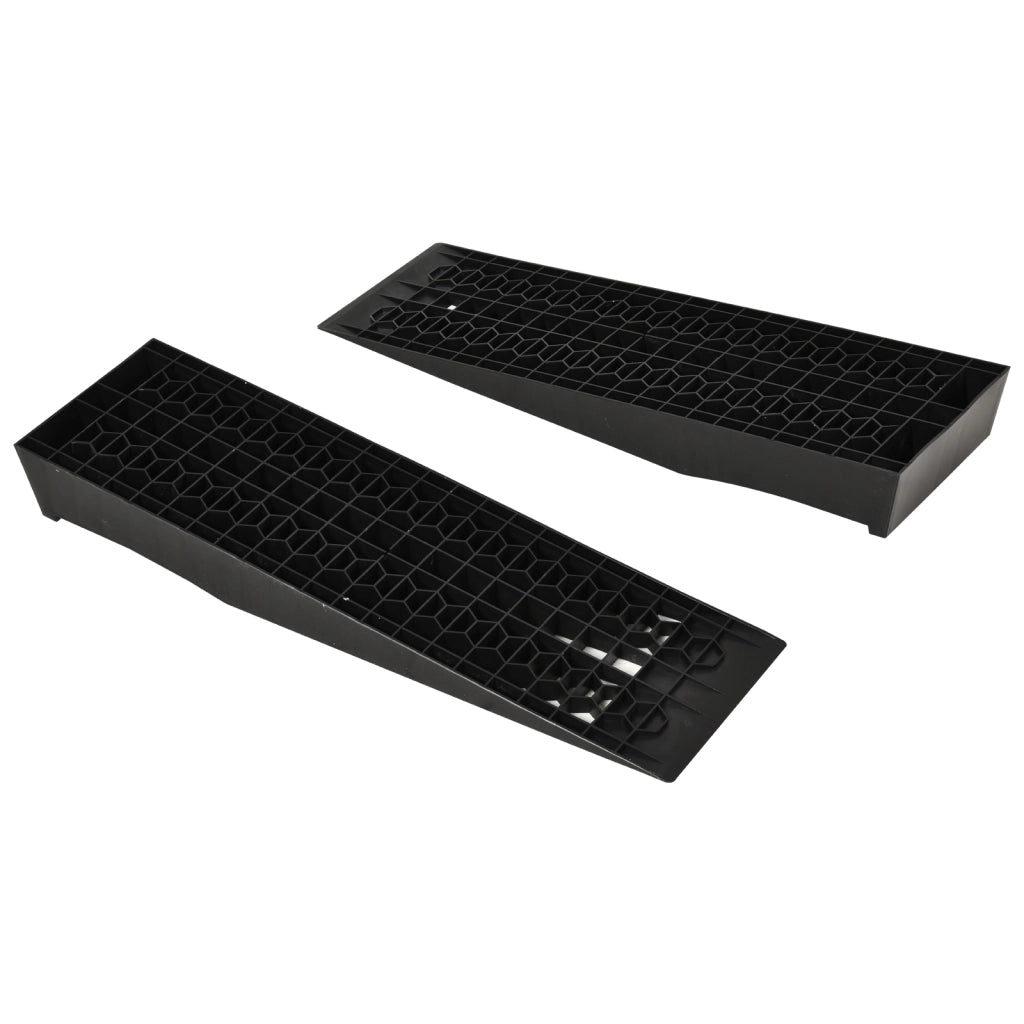 Set Rampette 2 Pezzi ¨C zephmum ¨C Nero, Plastica, 3 Tonnellate