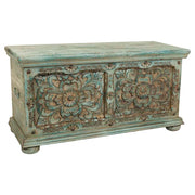 Cassapanca in legno 101x40x47h cm