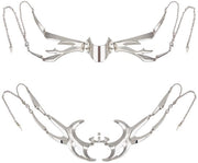 Maschera meccanica per il viso - 2 pezzi - Design minimalista