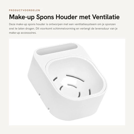 Sostituto di Spugna con Ventilazione - Cassetto Multifunzionale - Stand per Spugne - Coperchio Antistatico - Design Rimovibile - Adatto per Spugne per la Pulizia