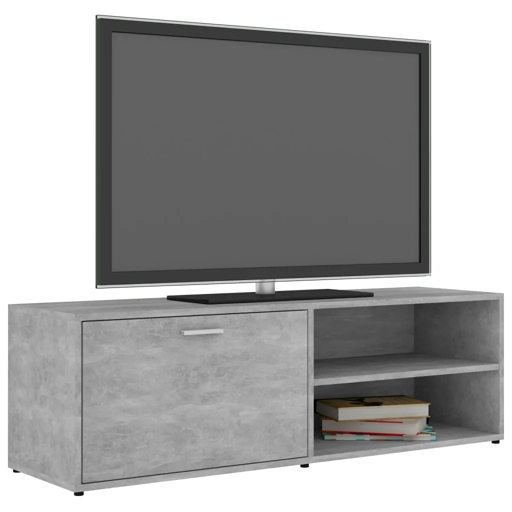 Mobile Porta TV-Mobile per TV-Credenza TV Grigio Cemento 120x34x37cm in Legno Multistrato 160883