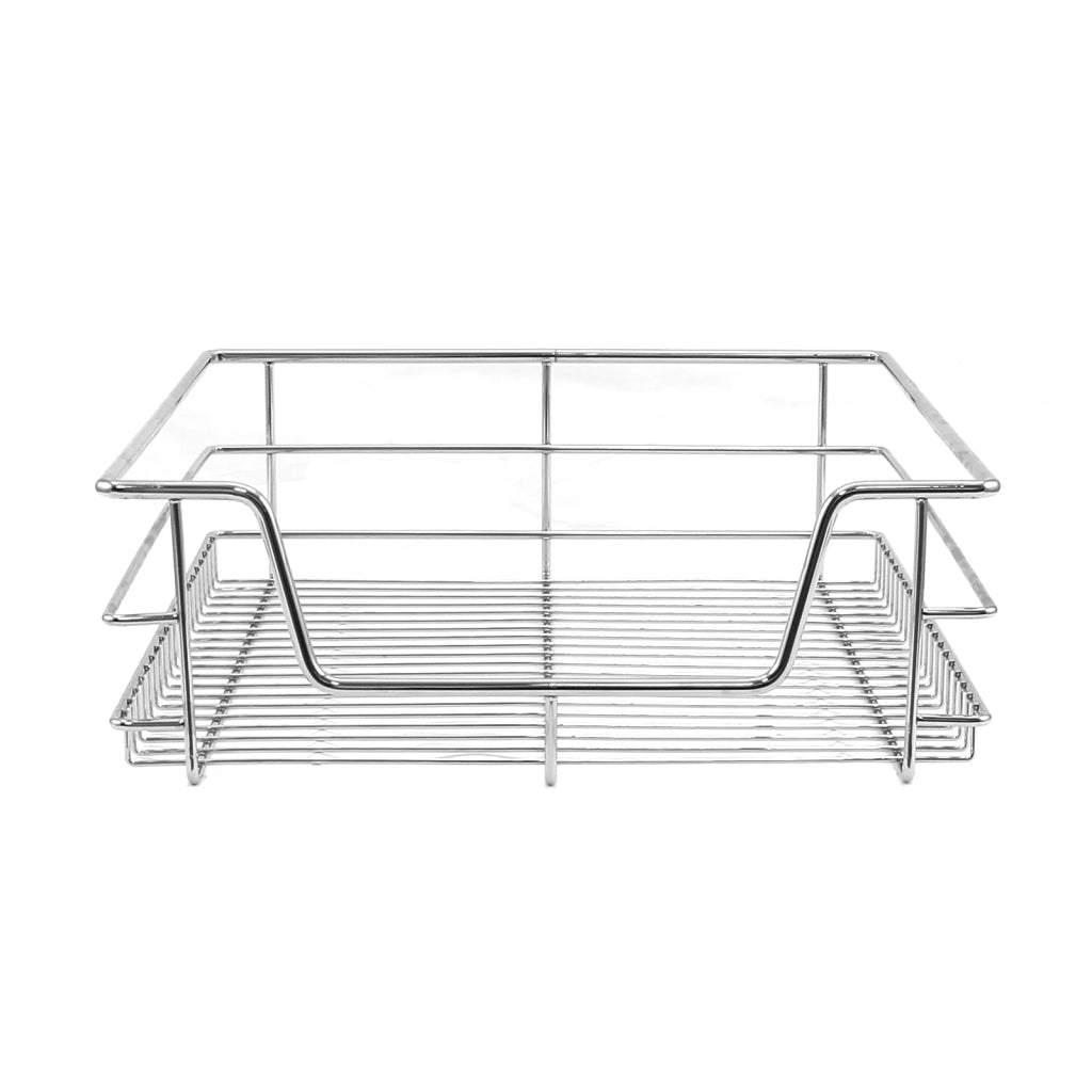 Tirare Fuori Cestini in Acciaio da Cucina Cestelli Organizzazione Credenza da 50cm