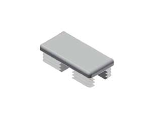 TAPPO PER PIANTANA A FILO IN PLASTICA GRIGIO  mm.30x60