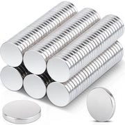 150 pezzi di piccoli magneti forti, 9 x 1,5 mm magneti mini neodymium rotondi, decorativi per tavoli magnetici, whiteboard, lavori di artigianato, cartoline, foto.