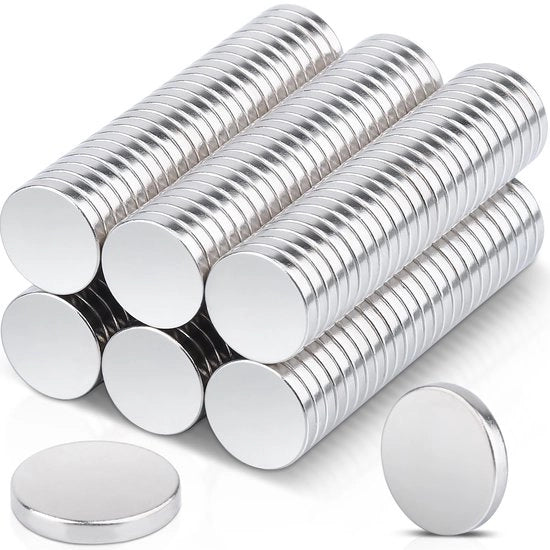 150 pezzi di piccoli magneti forti, 9 x 1,5 mm magneti mini neodymium rotondi, decorativi per tavoli magnetici, whiteboard, lavori di artigianato, cartoline, foto.