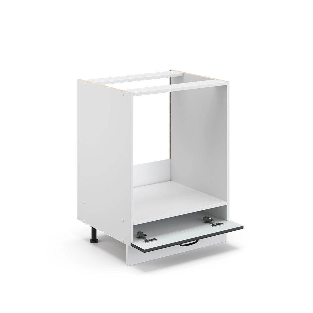 Mobile per forno da incasso Fame-Line Antracite rustico/Bianco 60 cm, PL Antracite Vicco
