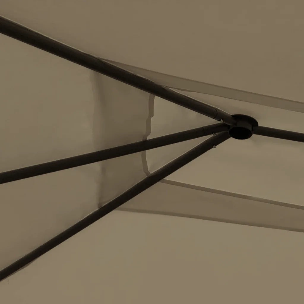 Gazebo 3x4x2,6 m Grigio Talpa 160 g/mÂ²
