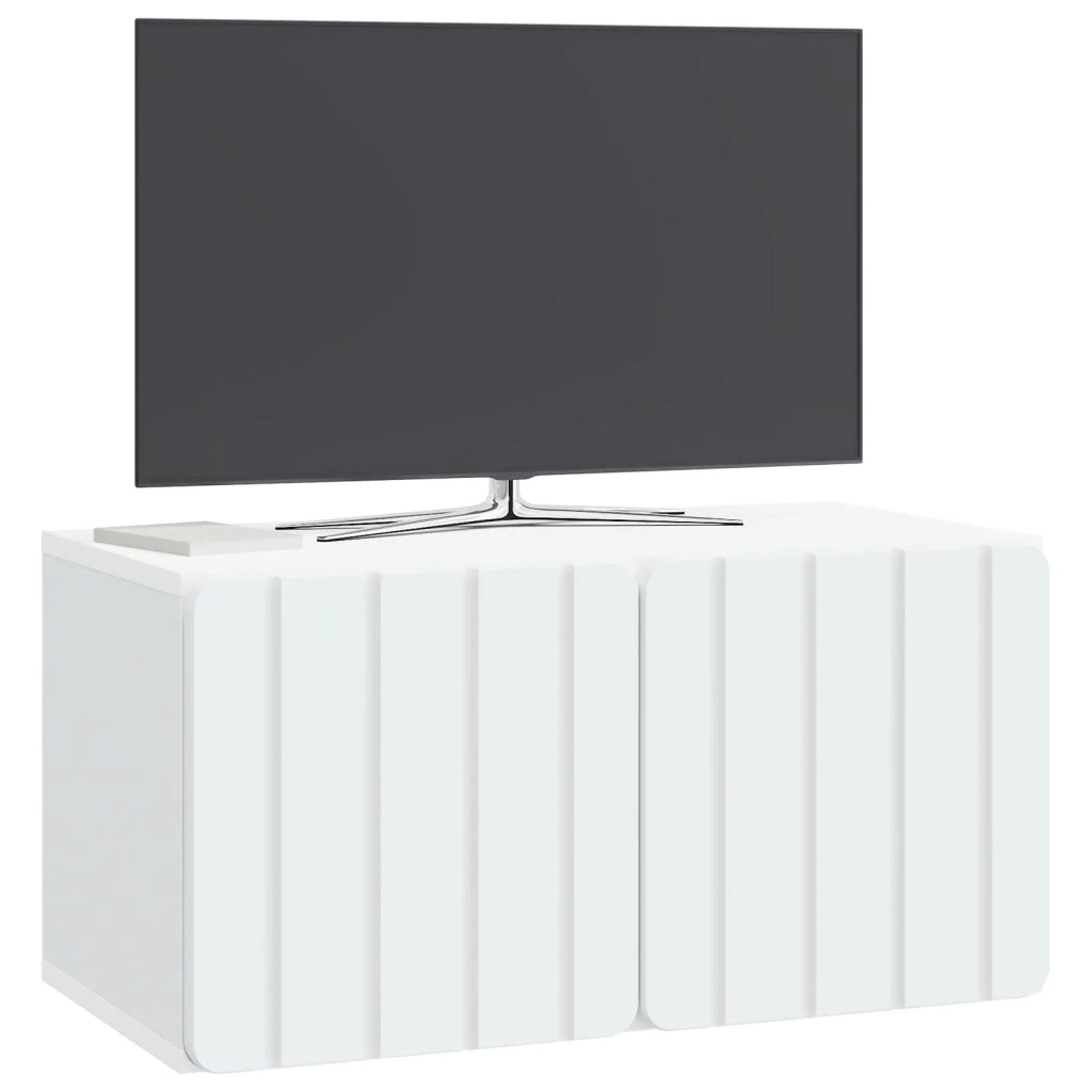 Mobile Porta TV da Muro Bianco 59,5 x 31 x 30 cm 898365