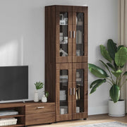 Credenza con lo scaffale FLORIN Rovere Marrone 60 x 35 x 182 cm