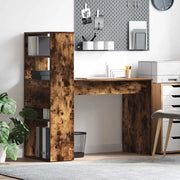 Scrivania Rovere fumé 113 x 54 x 120 cm Legno multistrato 869278