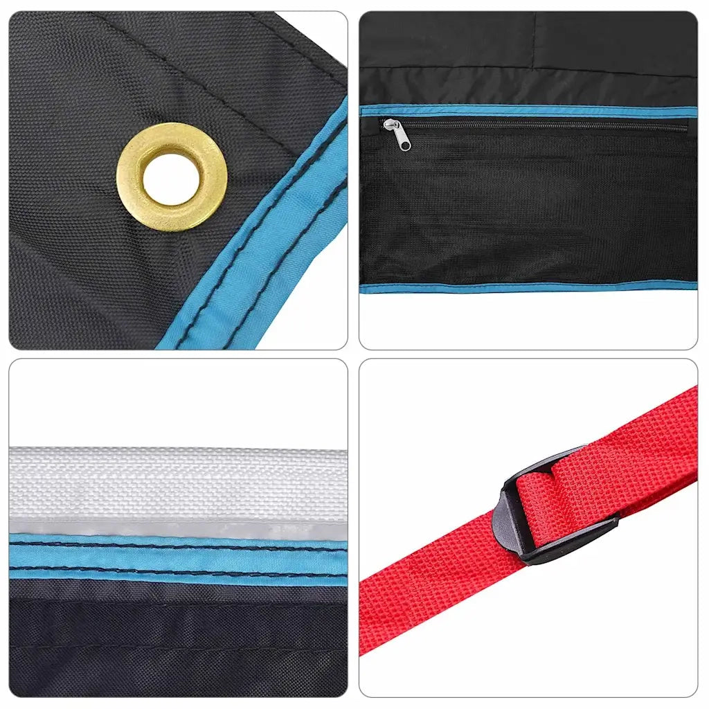 Sacchetto per Stoccaggio Nero e Blu 98 x 47 cm Oxford 42001095