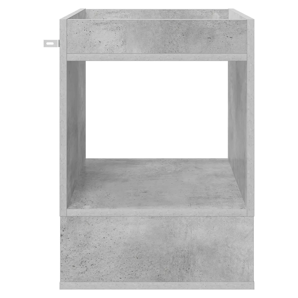 Tavolino Grigio cemento 40 x 40 x 56 cm Legno ingegnerizzato 890950