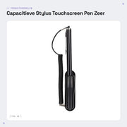 Penna Stylus con Alta Sensibilità - Penna per Touchscreen Capacitivo - Penna Stylus Universale - Materiale Metallico - Nero - Progettazione Compatta 

Modello: 
Specifica: Capacitivo