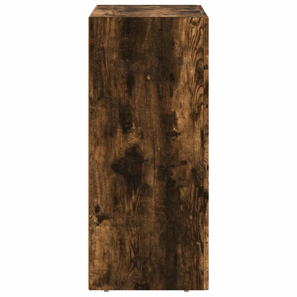 Credenza-Buffet-Armadio da cucina Rovere fum¨¦ 59 x 35 x 80.5 cm Legno multistrato