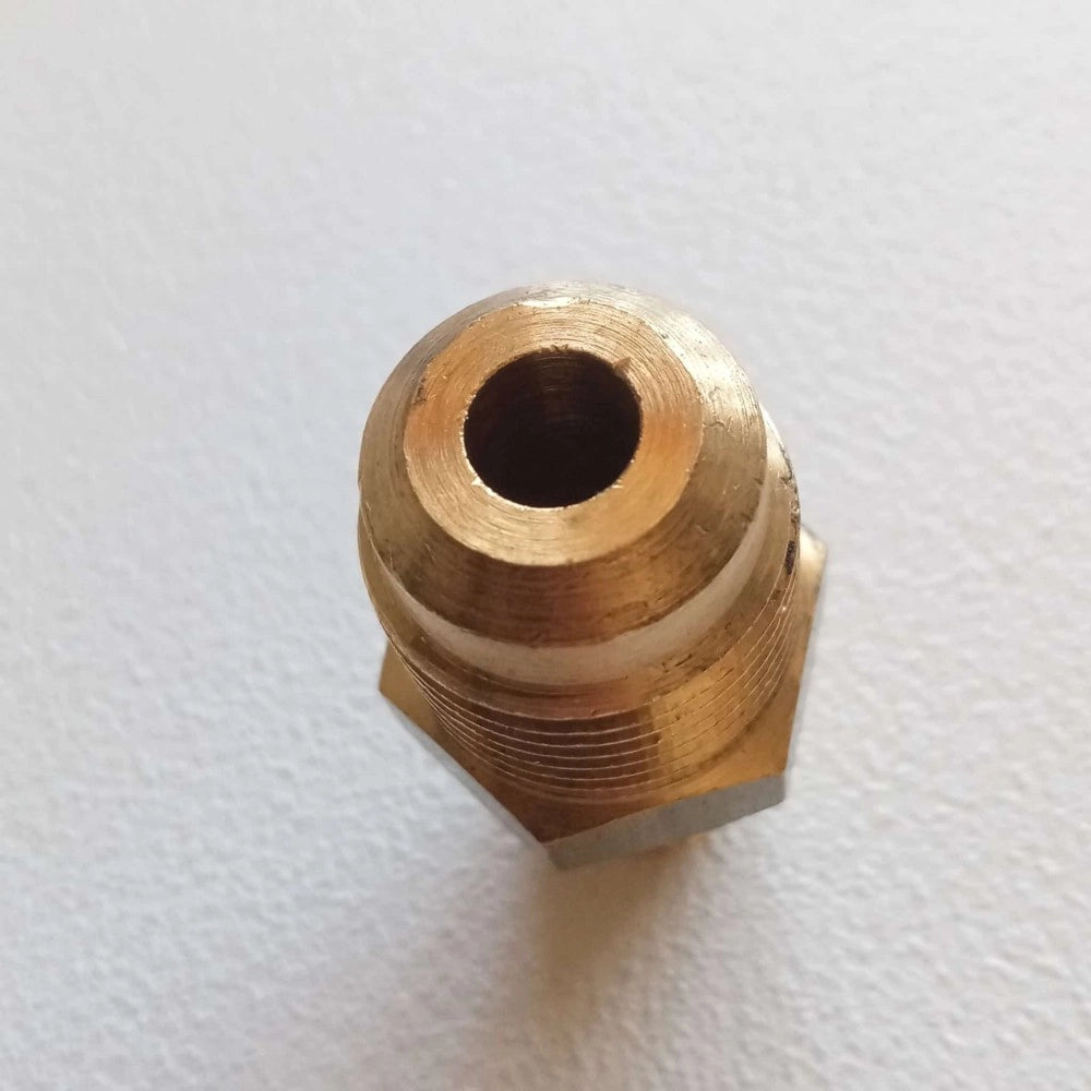 Niples condizionamento 3/8 x 1/2 in ottone senza dadi per unire tubo rame