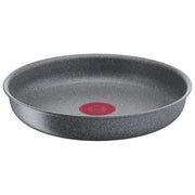 Lagostina 012164040124 Ingenio Mineralis Padella Antiaderente 24 cm Alluminio Riciclato Manico Rimovibile Induzione colore Grigio